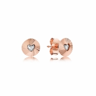 Pendientes Pandora Plata Rose Abanicos Vintage 287297CZ