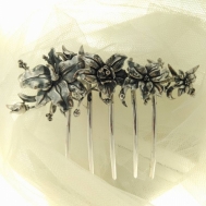 Peina de Metal Diseño Floral 526RO