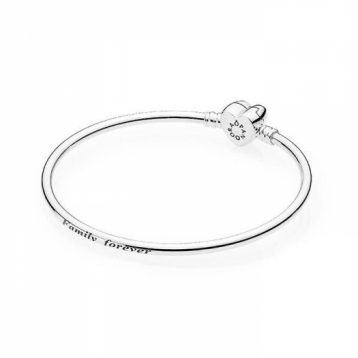 Gaviota Poderoso Hacer la vida Pulsera Pandora Plata Rígida Cierre Corazón 590729CZ | Joyería Briones