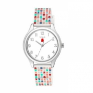 Reloj Tous Tartan Kids de Acero Con Correa de Silicona Multicolor 900350245