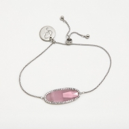 Pulsera Piedra Rosa Oval Pertegaz PER2395